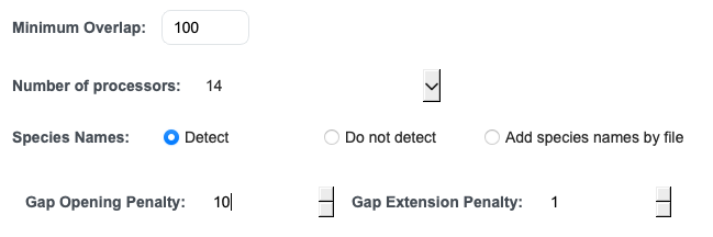 Homologous align and cluster